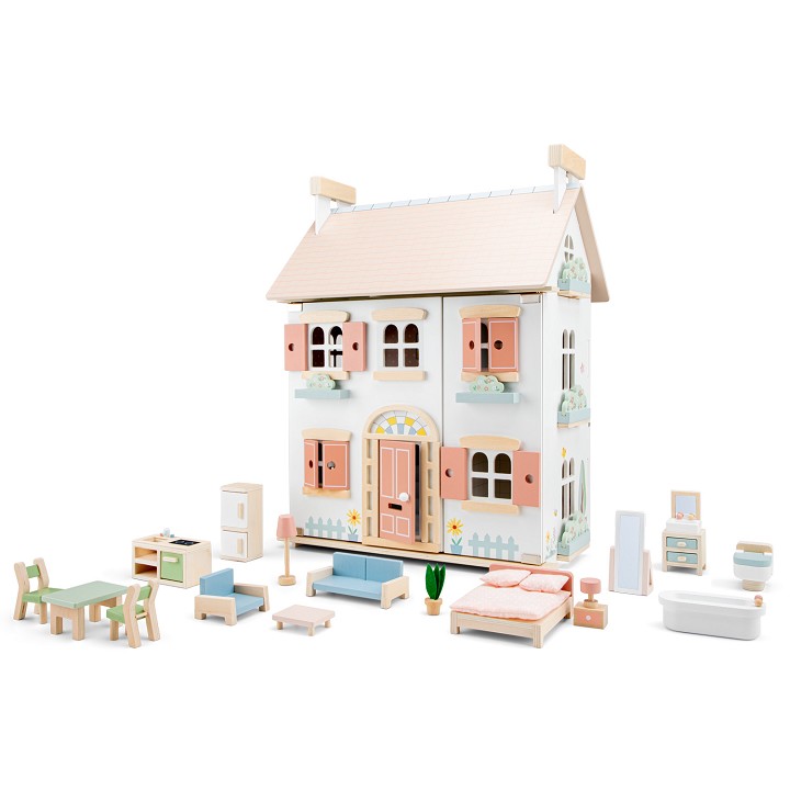Doll house including furniture